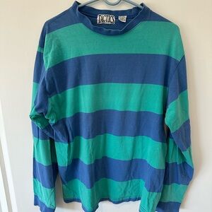 Vintage 80s/90s 100% cotton Striped Long Sleeve Shirt